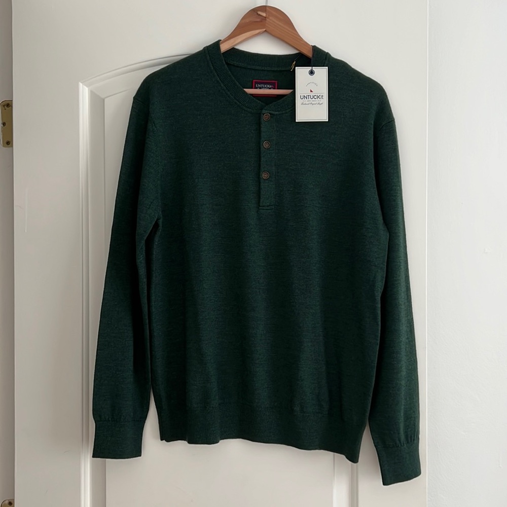 NWT UNTUCKit Travis Henley Sweater